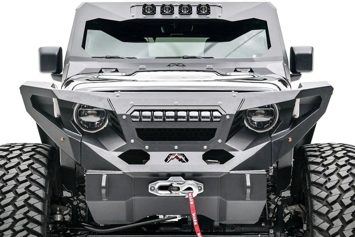 Jeep Wrangler JL with all the "angry grill" hate: transformer-grumper