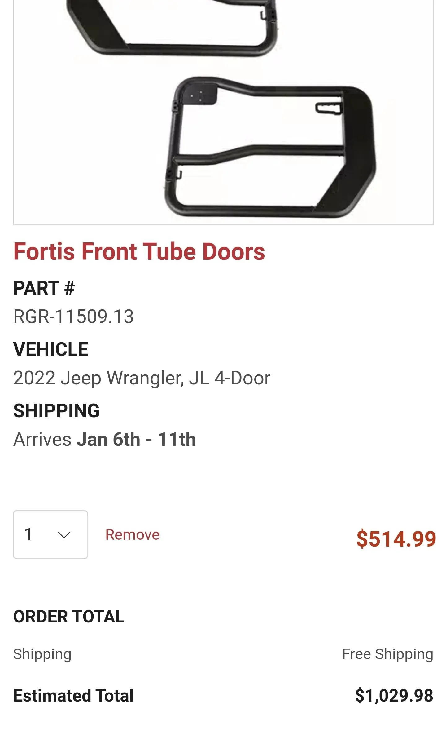 Jeep Wrangler JL Why are MOPAR stuff SO Expensive???? Screenshot_20221228_205428_Chrom