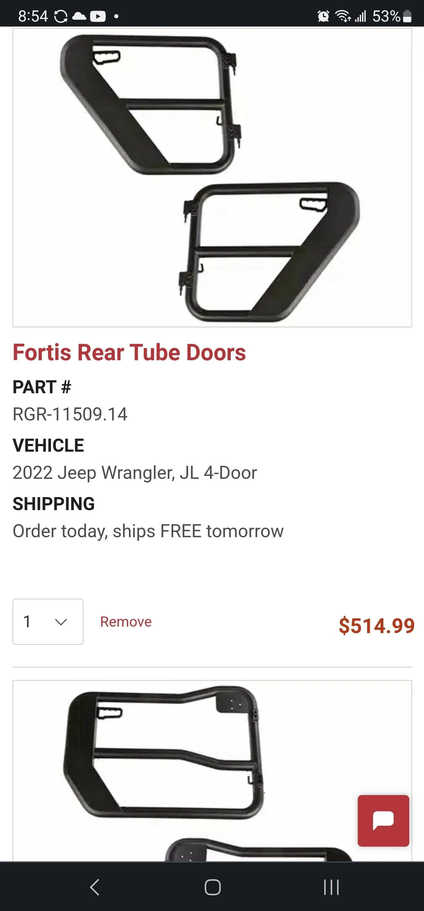 Jeep Wrangler JL Why are MOPAR stuff SO Expensive???? Screenshot_20221228_205444_Chrom
