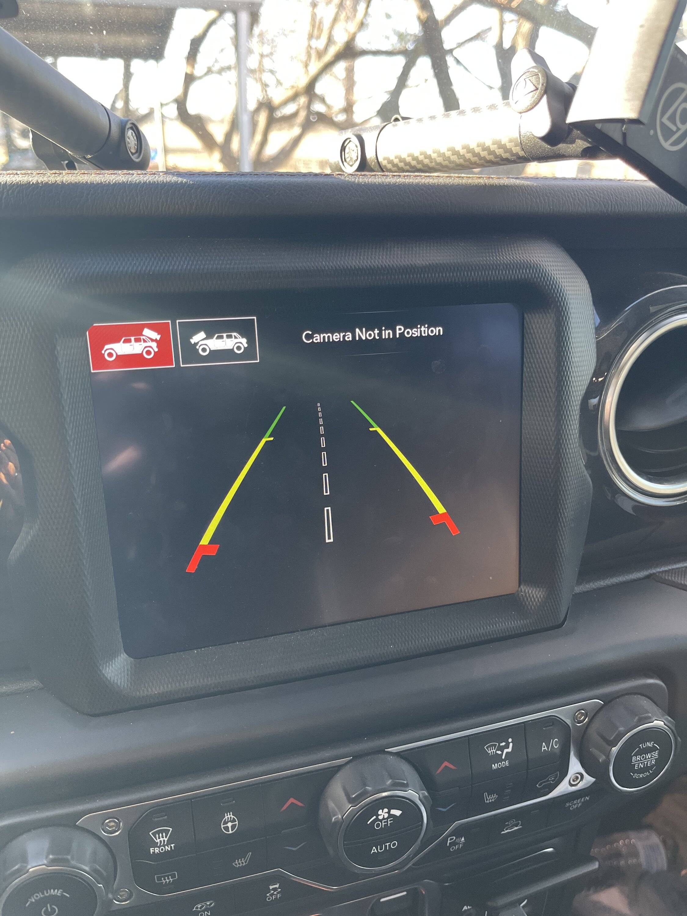 Jeep Wrangler JL Reverse Camera quit working after I installed spare tire mounting kit. 3E74BCC3-0237-4230-8797-CE613ED00C25