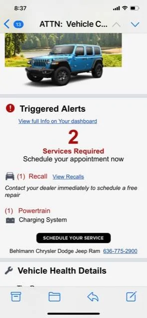 Jeep Wrangler JL Powertrain (charging system) trigger alert 77F9255B-1DA2-4B9C-BCAB-EB7214DC0BFD