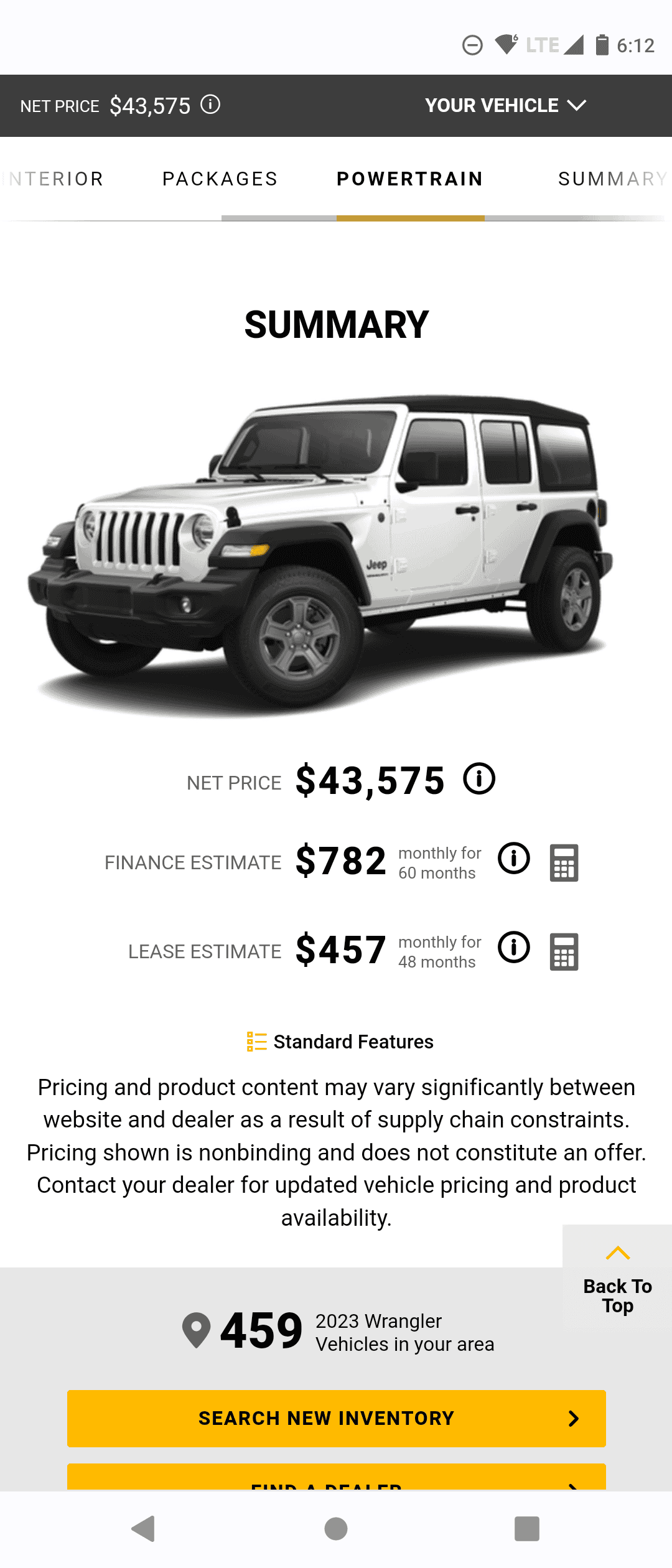 Jeep Wrangler JL Which Trim to Purchase Screenshot_20230103-061250