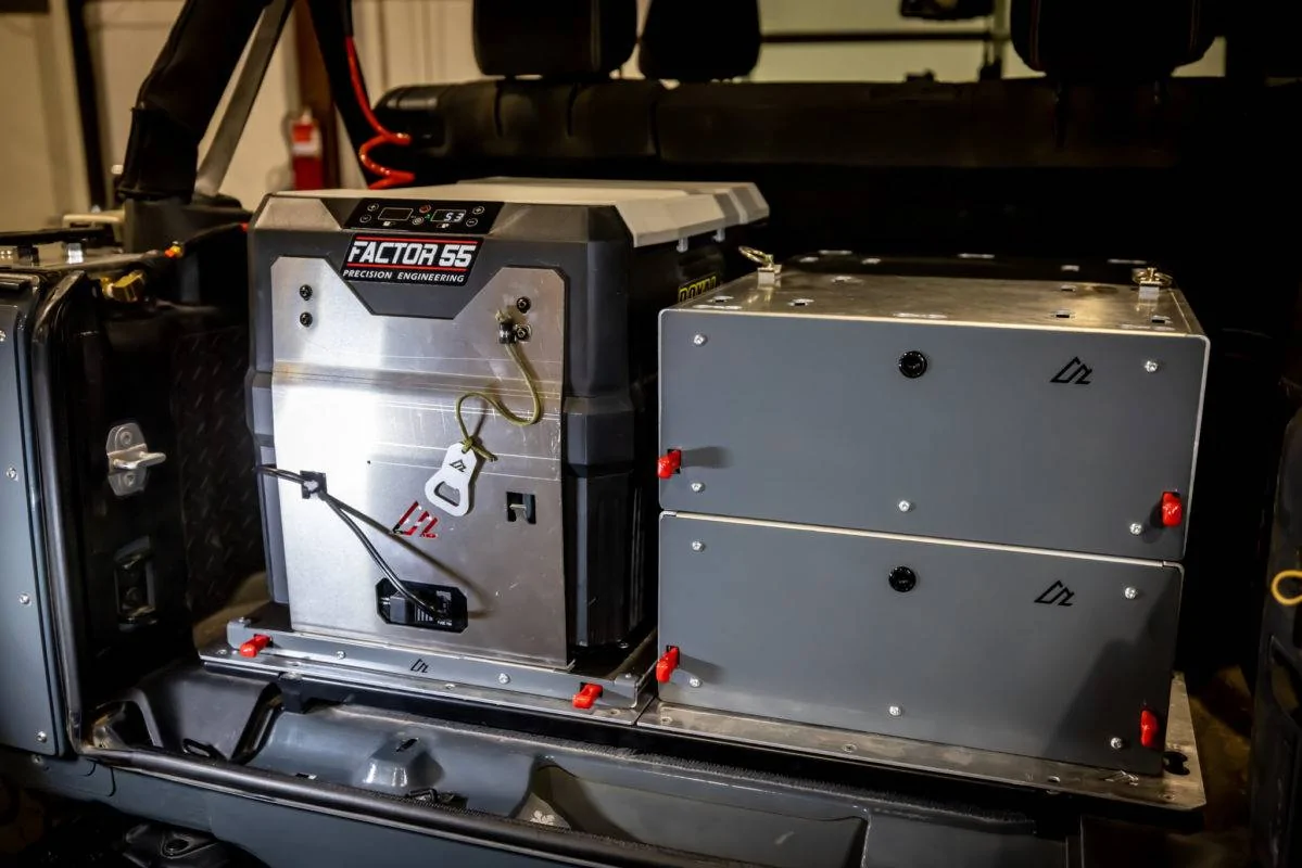 Jeep Wrangler JL Fridge Slide & Soft Top Solution er-RV45D-Refrigerator-Mounting-Brackets-4-1199x800
