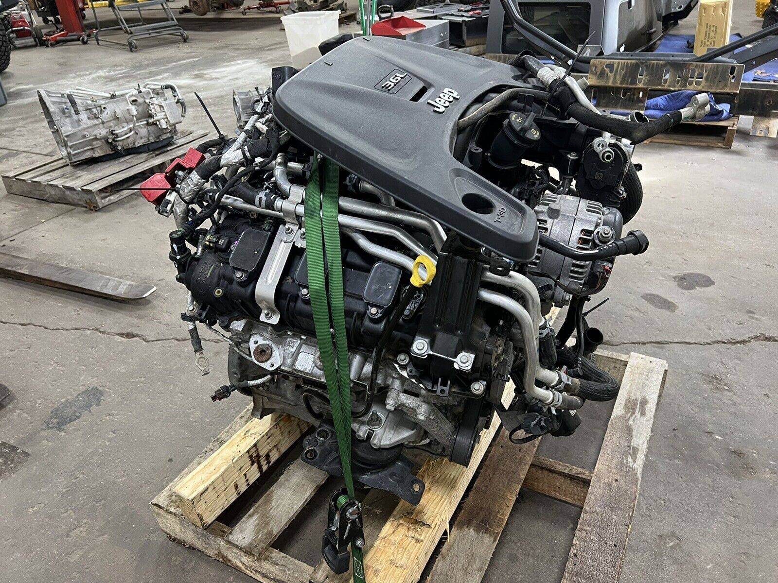 Jeep Wrangler JL 2019 3.6L JL ECT Sensor Location. motor 3