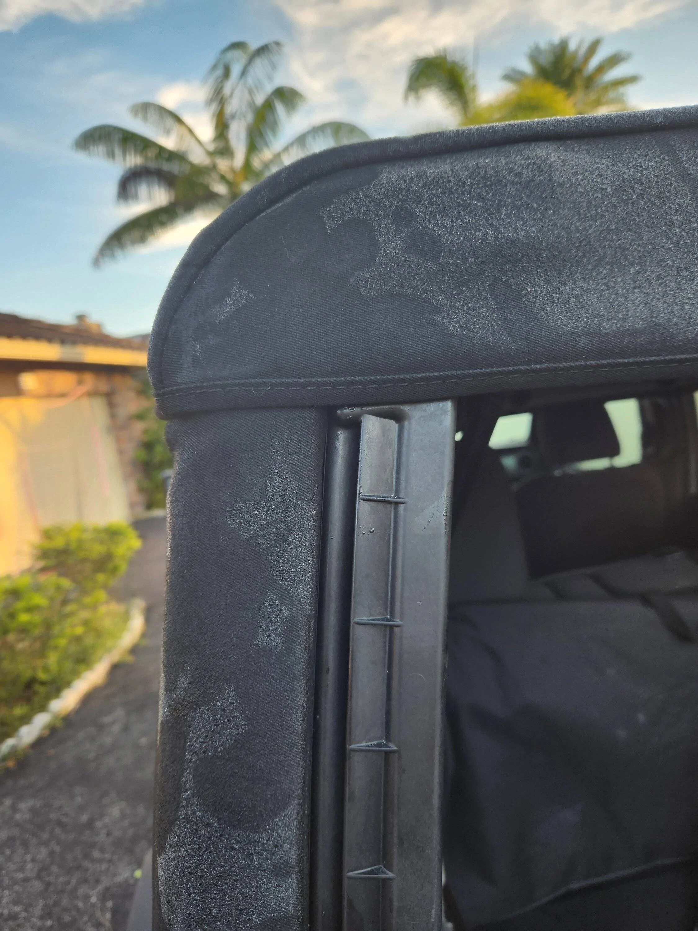Jeep Wrangler JL Help with soft top gaps -- cause and fix? 20230105_073328