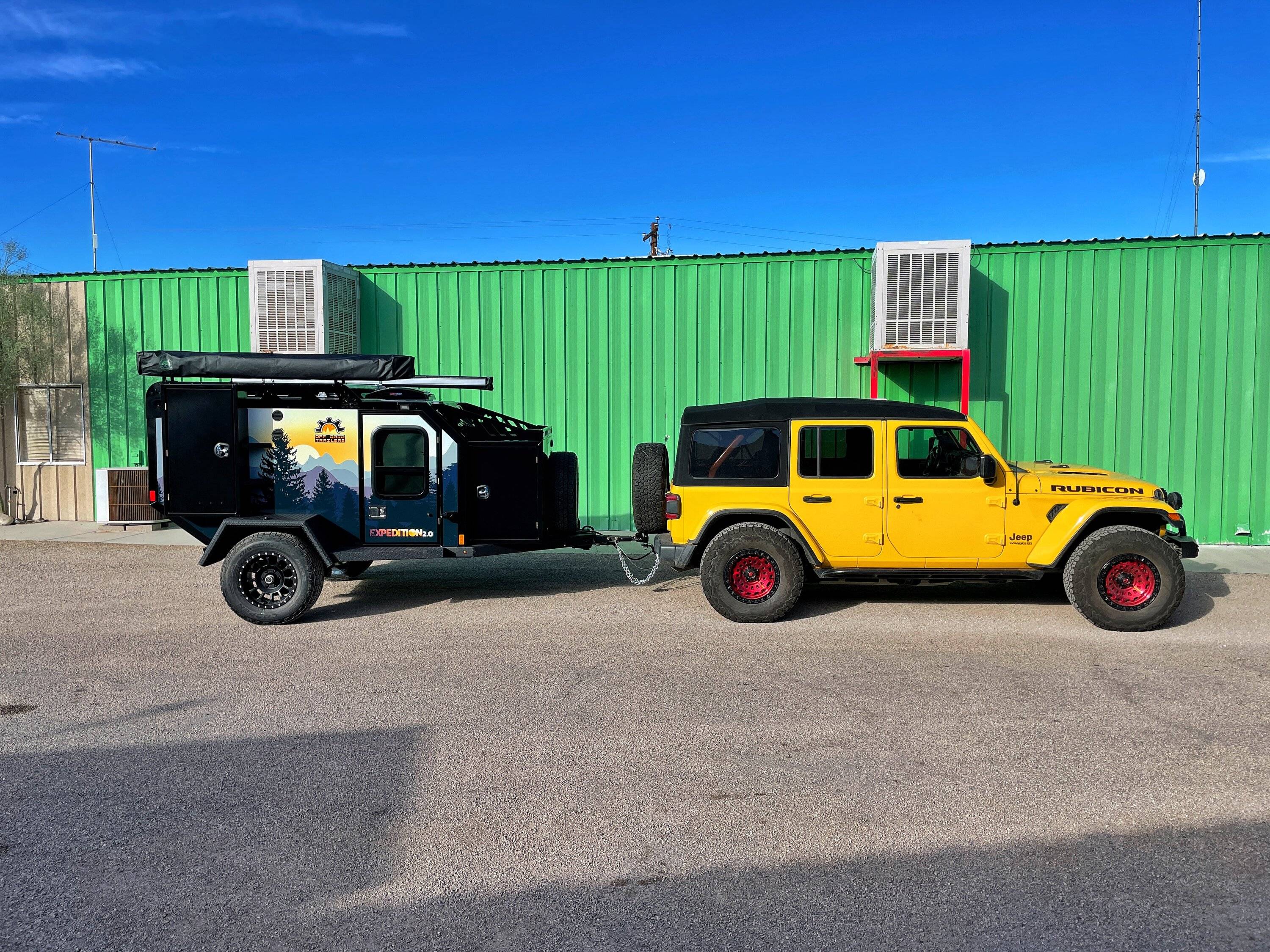 Jeep Wrangler JL JLU pulling a travel trailer? No problem! IMG_7228
