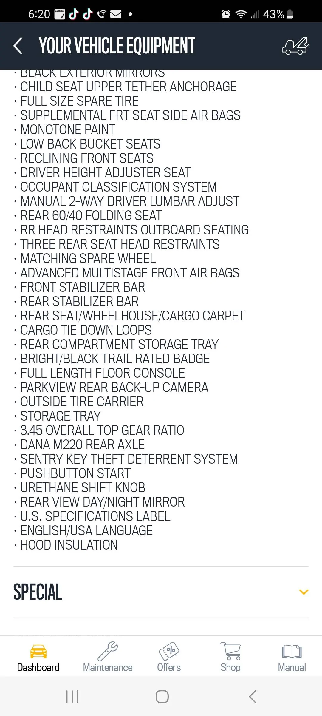 Jeep Wrangler JL Axle questions Screenshot_20230106_182053_My J