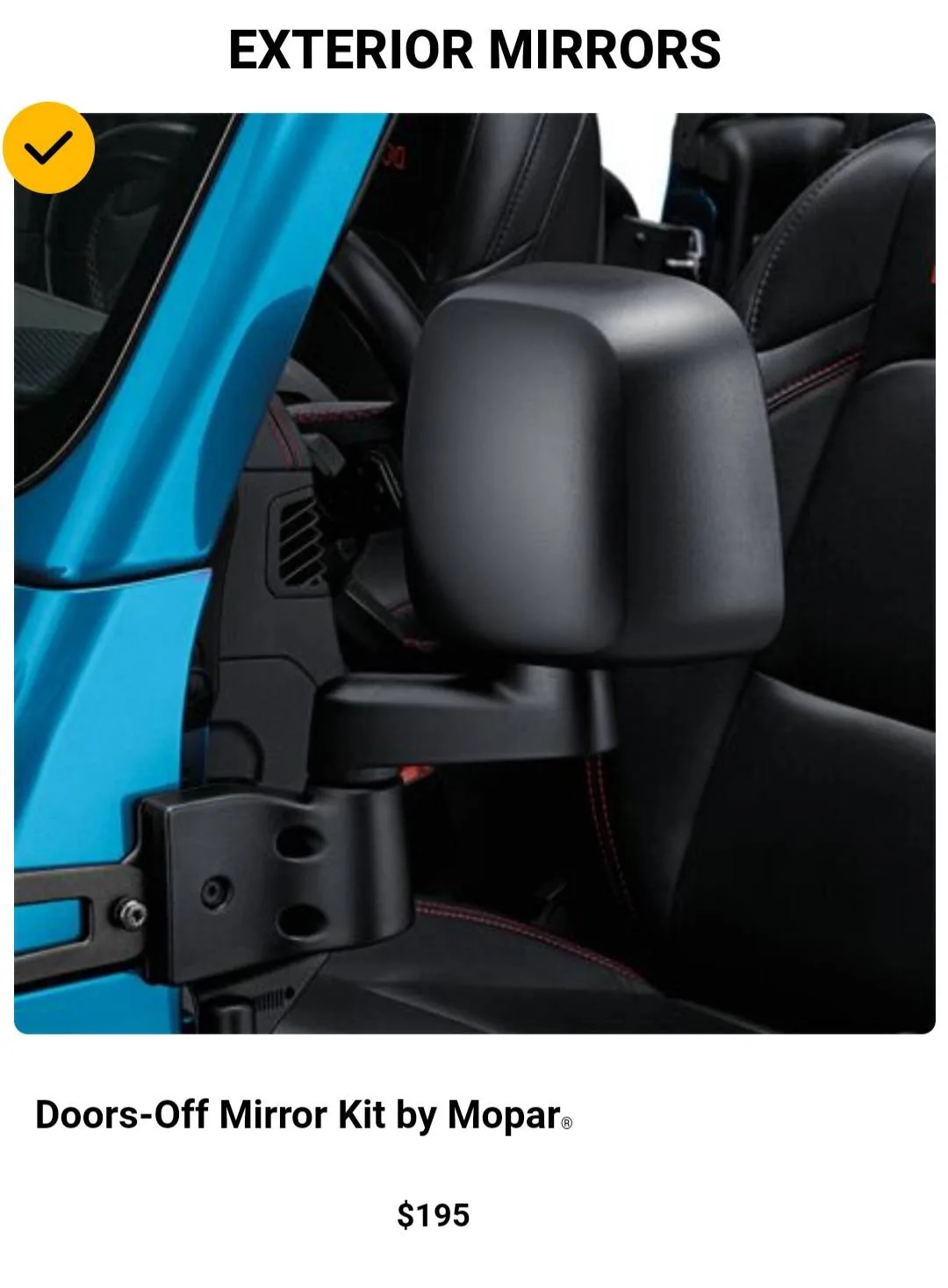 Jeep Wrangler JL Trail Mirrors recommendations? Screenshot_20230107_213509_Chrom