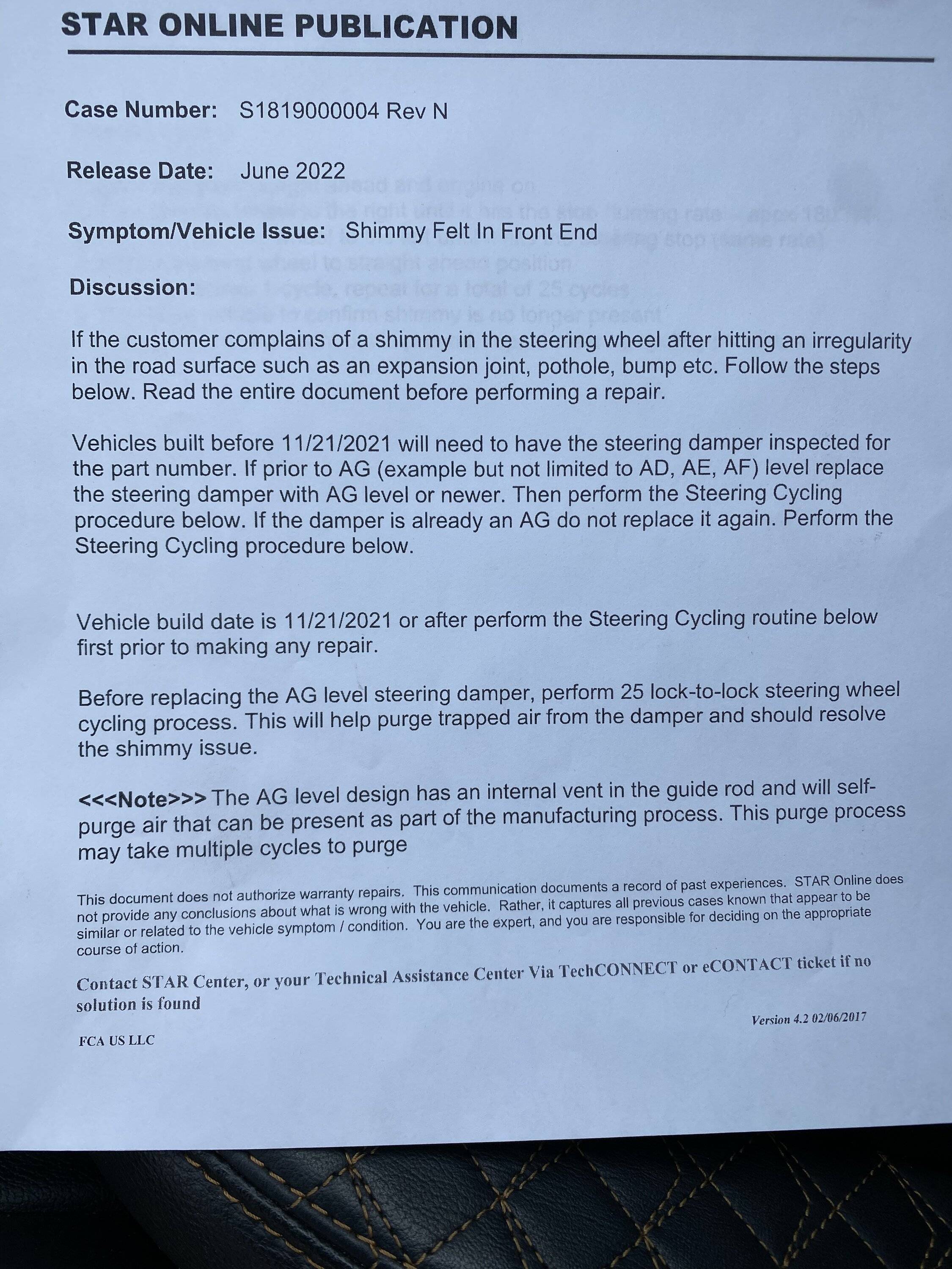 Jeep Wrangler JL Strange death wobble advice. 8D3BE3CF-CA29-4E10-8D6D-3350E1BCE58A