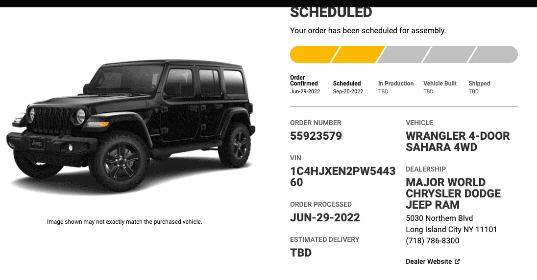 Jeep Wrangler JL 2023 Orders - Check in here Screen Shot 2023-01-10 at 3.29.59 PM