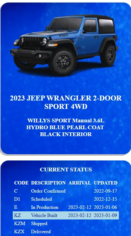 Jeep Wrangler JL 2023 Orders - Check in here 1673403961397