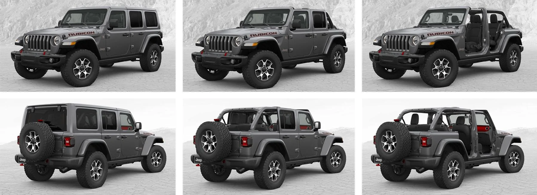Jeep Wrangler JL JL Wrangler Build and Price Configurator now available on Jeep.com! collag