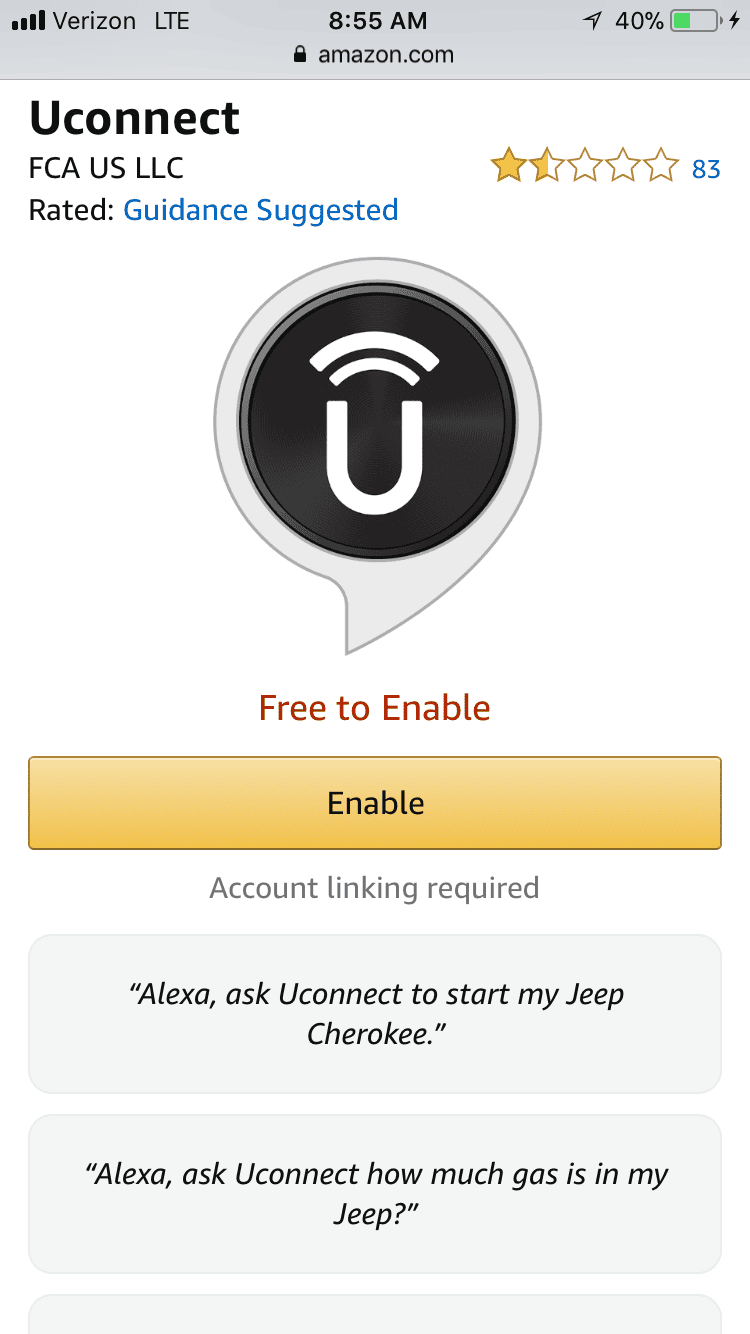 Jeep Wrangler JL Alexa...start the Wrangler. AE661420-7514-4A2D-8B9A-4F0501587DDF