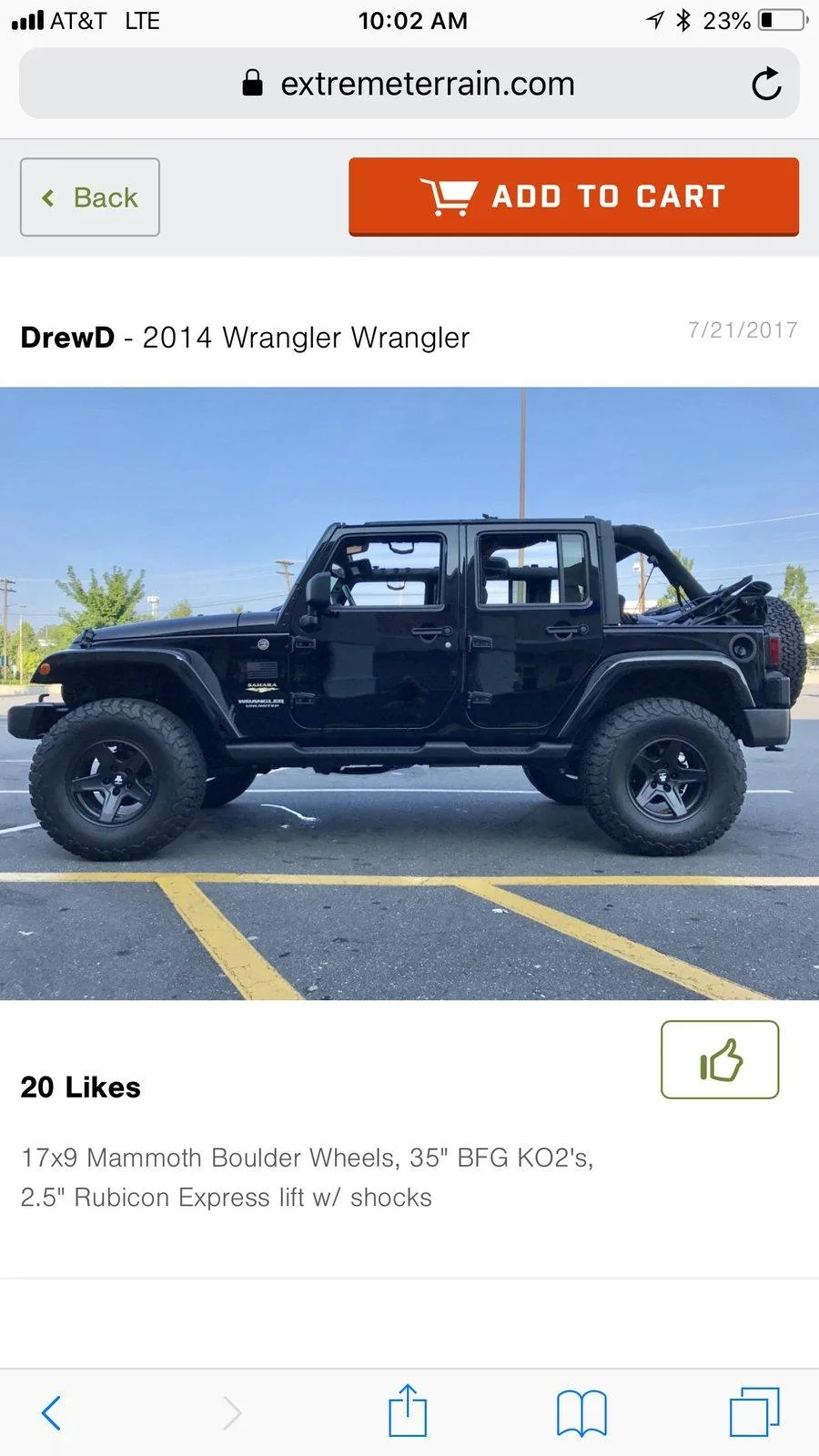 Jeep Wrangler JL Mammoth Boulder Black Wheels IMG_7290