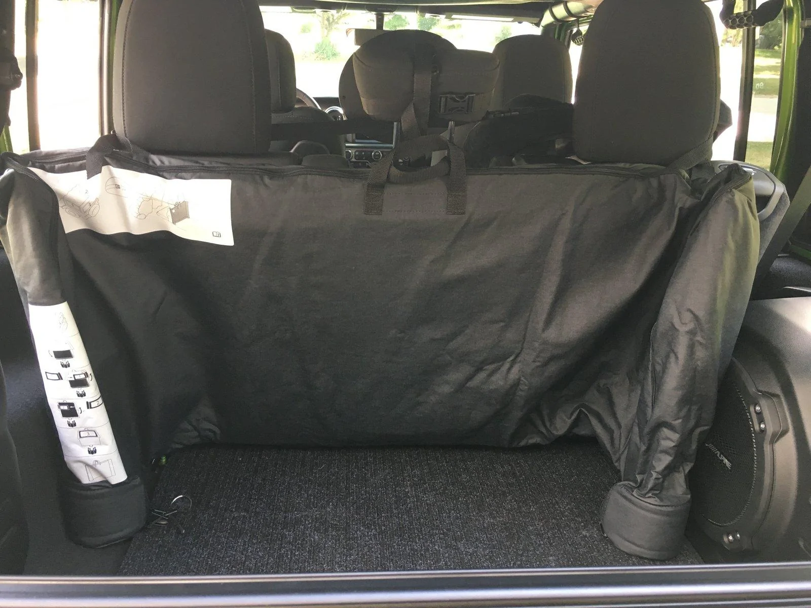 Jeep Wrangler JL Soft top window storage bag 1AAB56AF-089C-4721-82A7-4A0D8AE8A87E