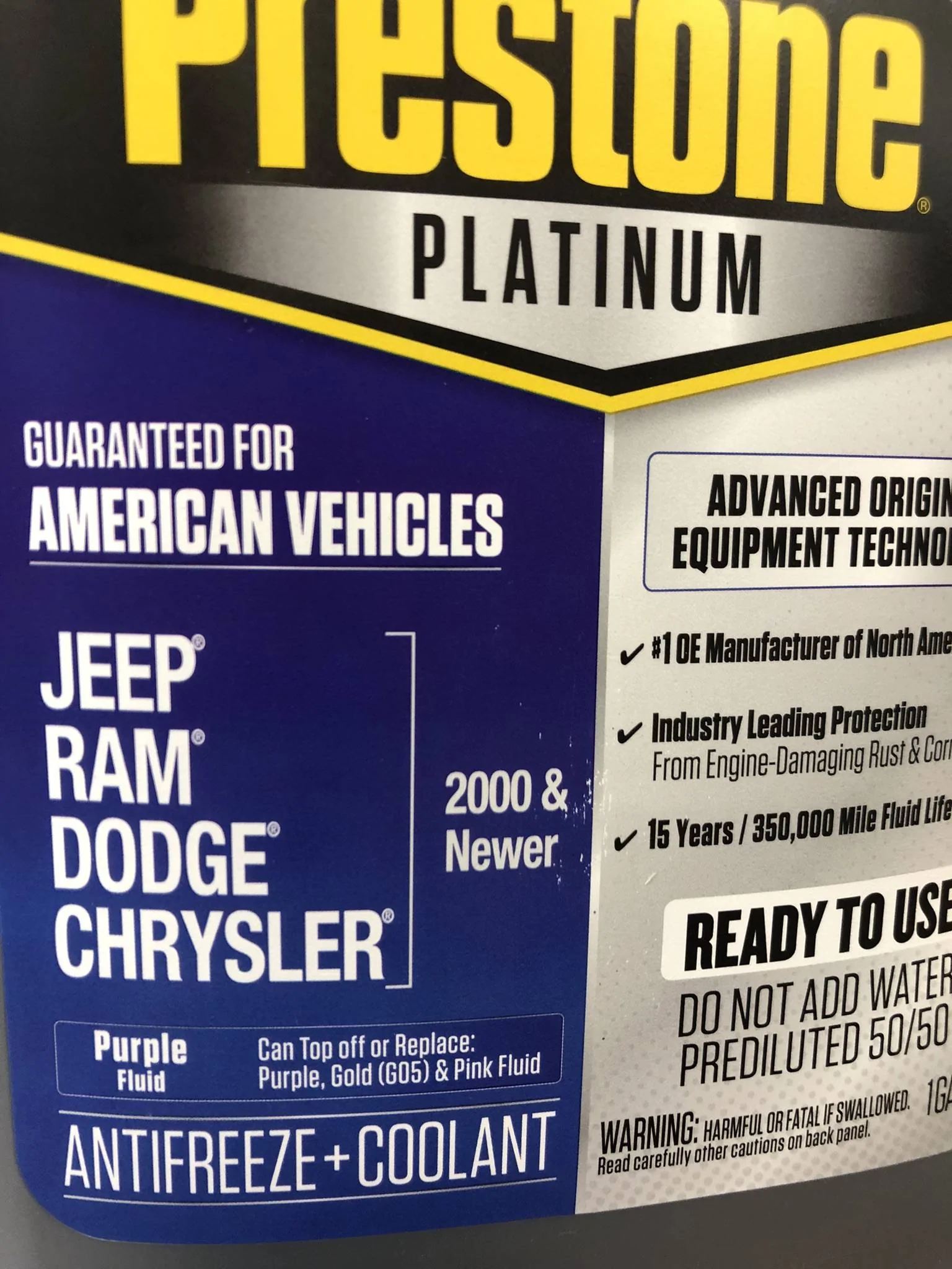 Jeep Wrangler JL Which coolant and power steering fluid? A2183707-849D-4022-9195-6453CF2282E7
