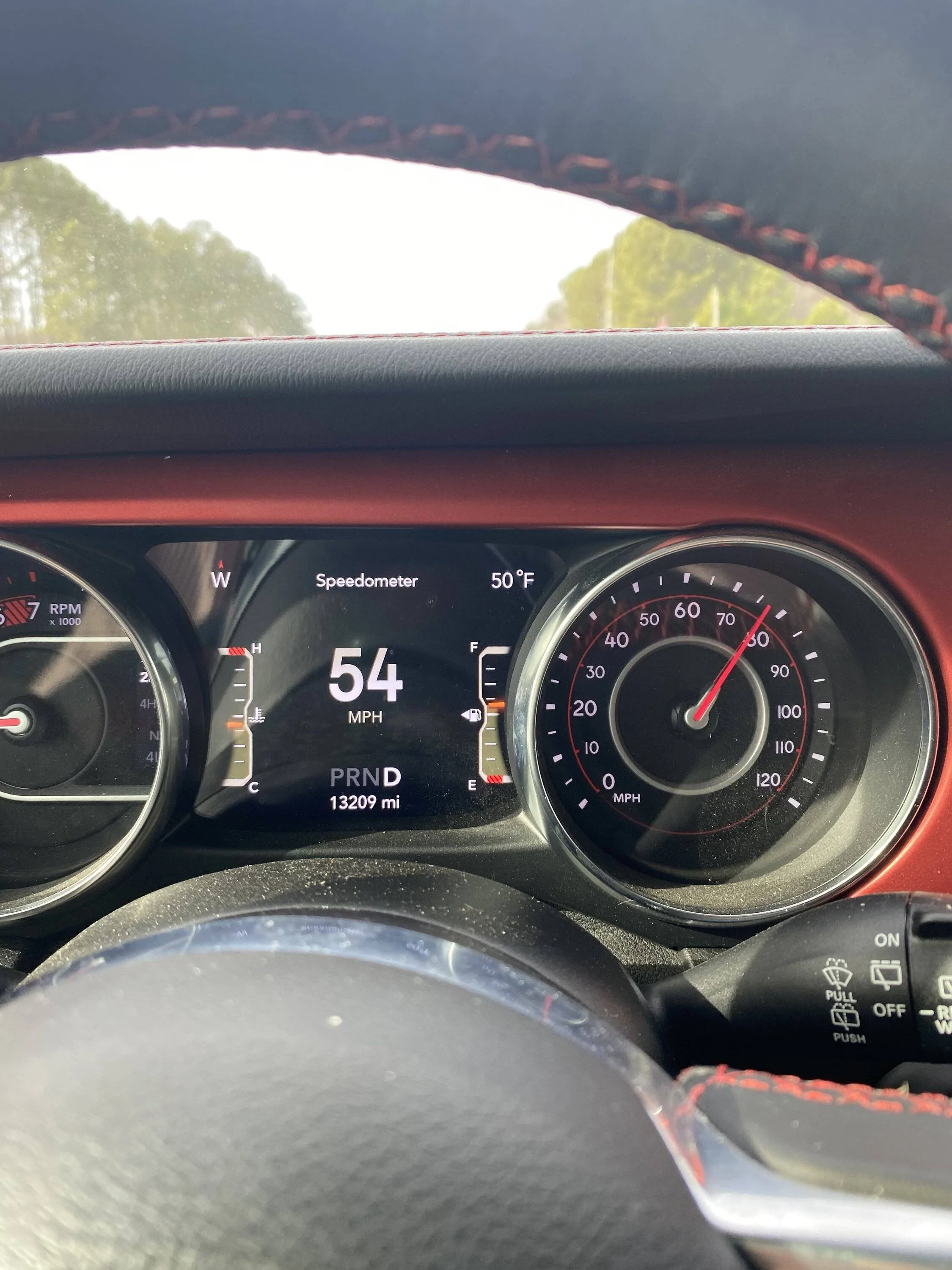 Jeep Wrangler JL Analog/Digital speedo error speed