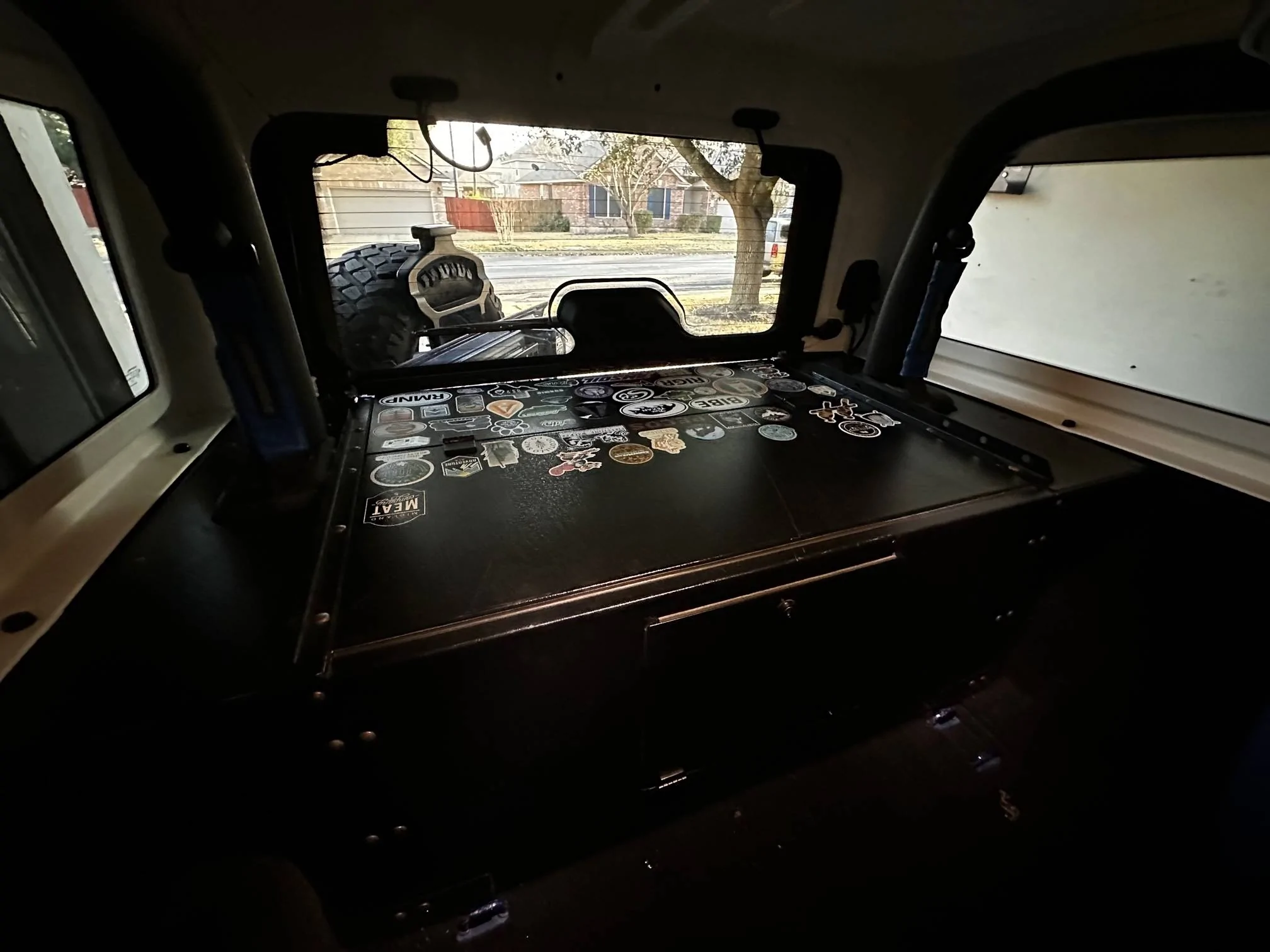 Jeep Wrangler JL Diabolical 2 Door security enclosure $400 IMG_3408