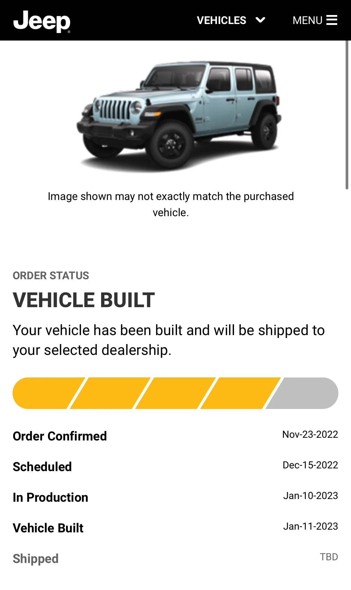 Jeep Wrangler JL 2023 Orders - Check in here new j