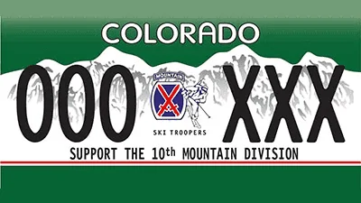 Jeep Wrangler JL How much do you pay for your Jeep registration? 10th-Mountain-Division-License-Plate2[1]