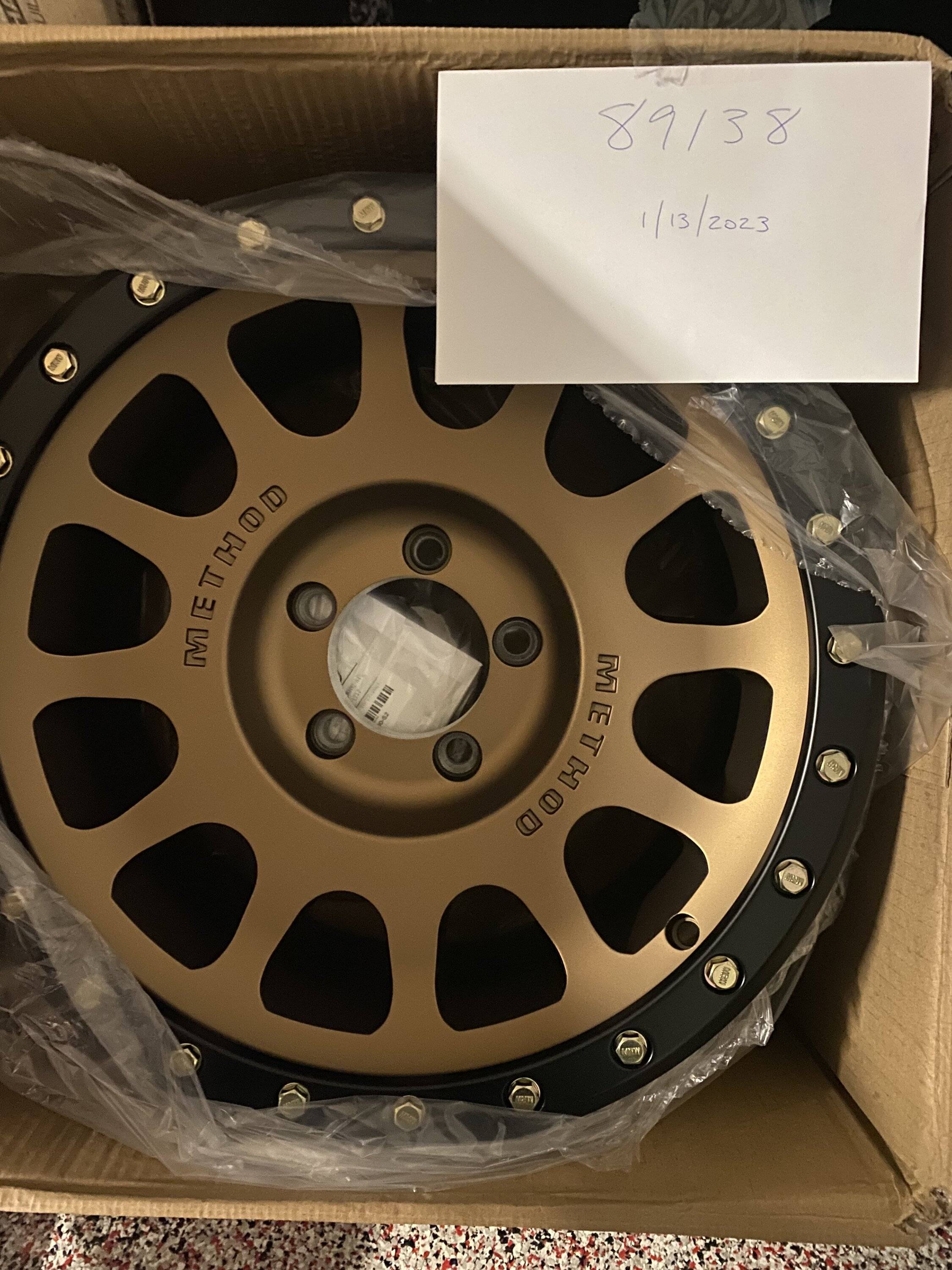 Jeep Wrangler JL Method 305s in Bronze / Size 17x8.5 3C3B155D-CB0A-4D37-AA05-C09A5A39AC30
