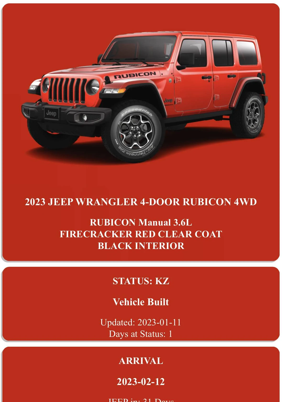 Jeep Wrangler JL 2023 Orders - Check in here 878EA2A9-5B20-485D-958E-CE6E707D816F