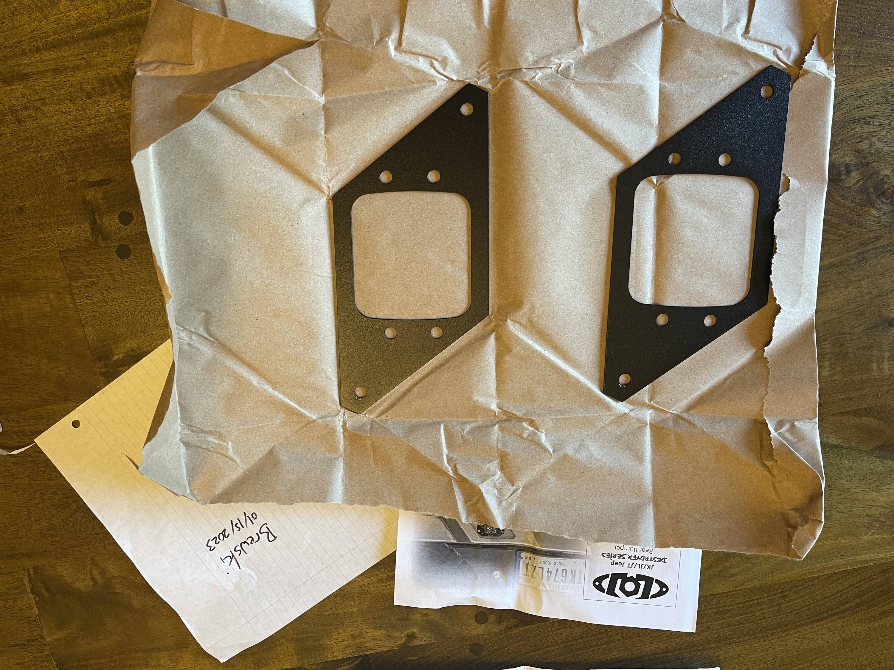 Jeep Wrangler JL LOD rear bumper Rigid Flush Mount bracket 88D148AA-58CB-47F5-AE75-C68E087F4223