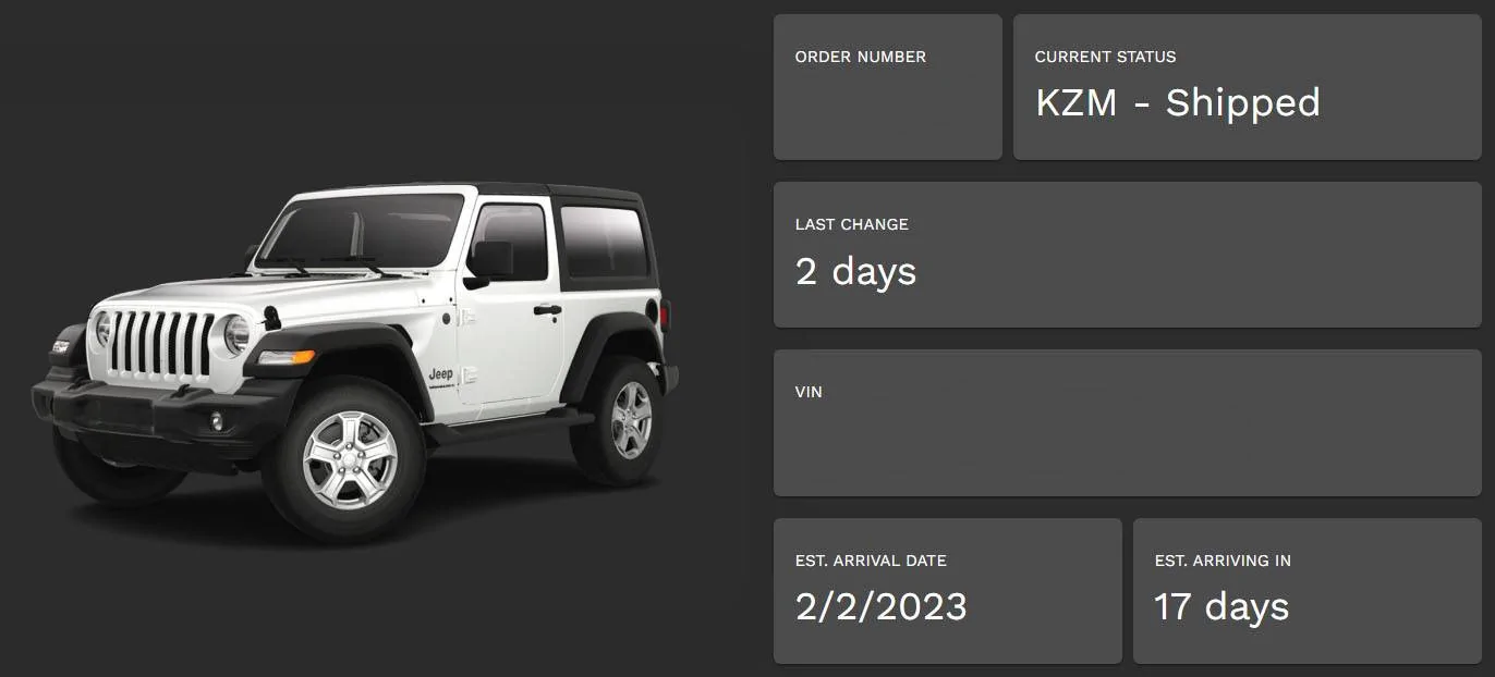 Jeep Wrangler JL 2023 Orders - Check in here KZM