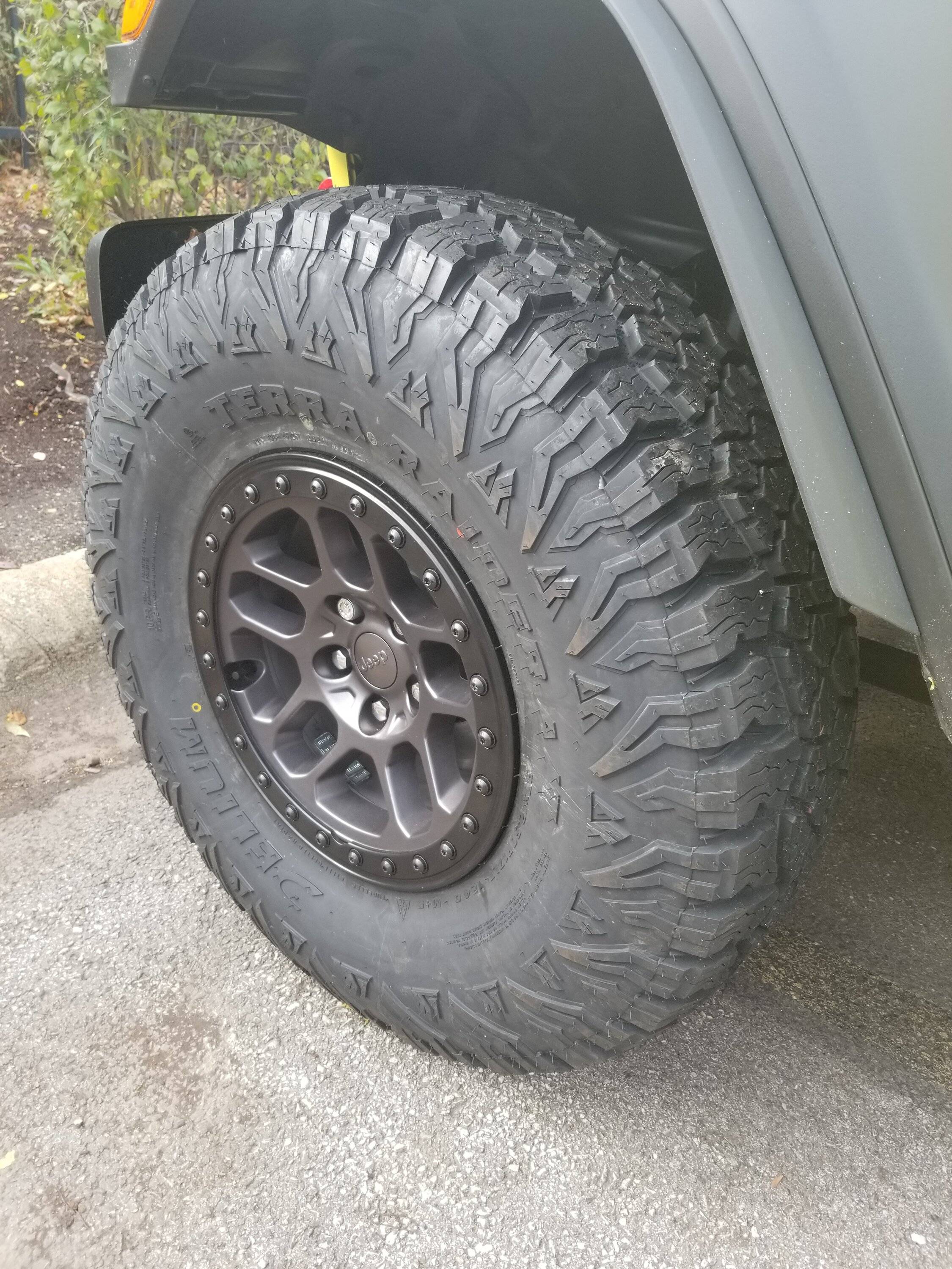 Jeep Wrangler JL Tire options 20221106_085005