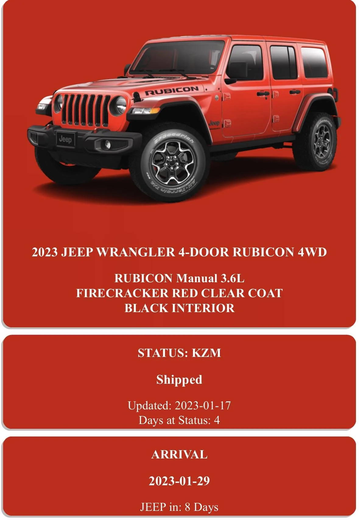 Jeep Wrangler JL 2023 Orders - Check in here 0966D31C-C017-451C-AAAA-B8B0F516F526
