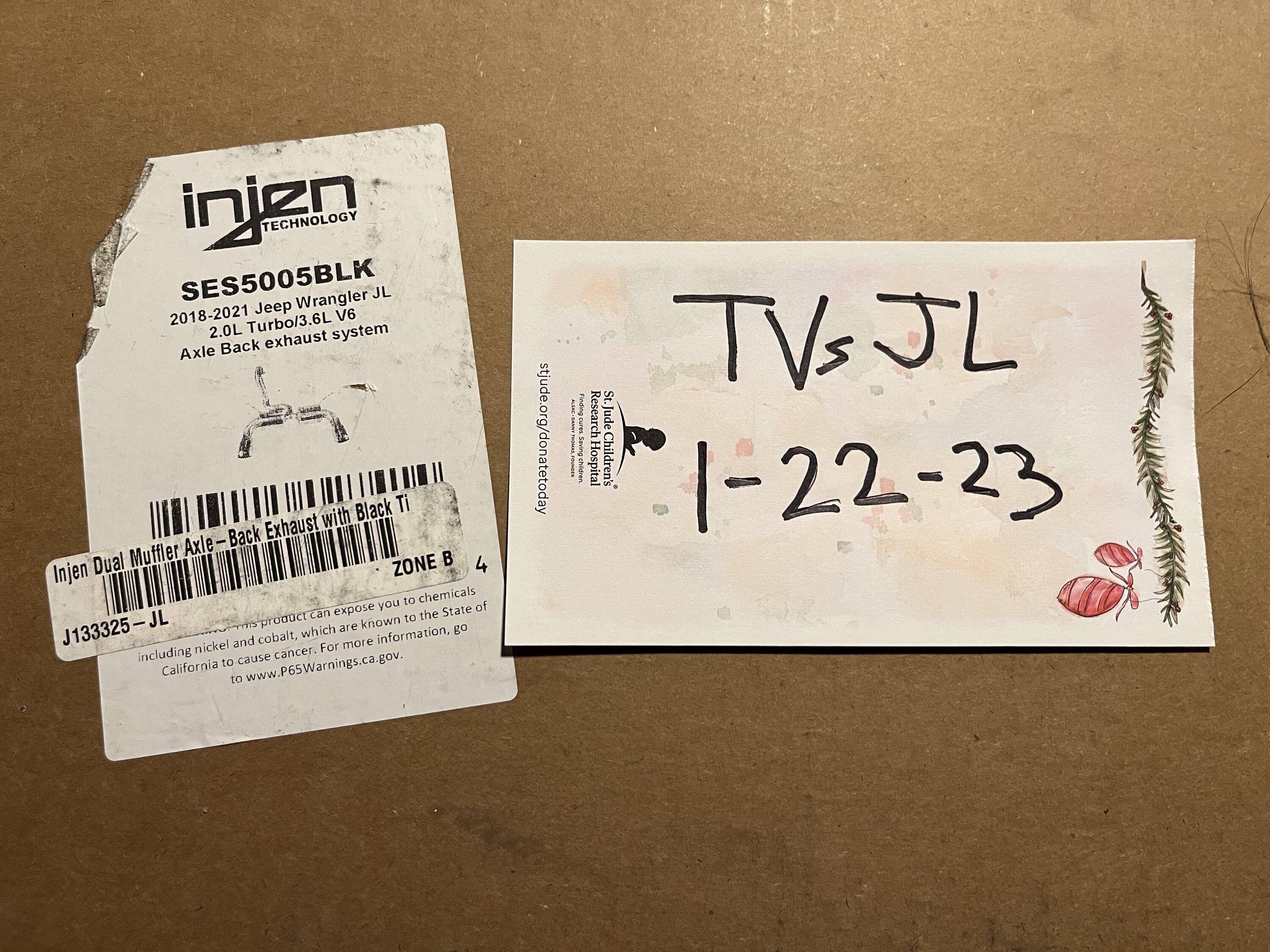 Jeep Wrangler JL INJEN axle back E6010D81-FCE8-466F-8D26-F34FAC8B6025