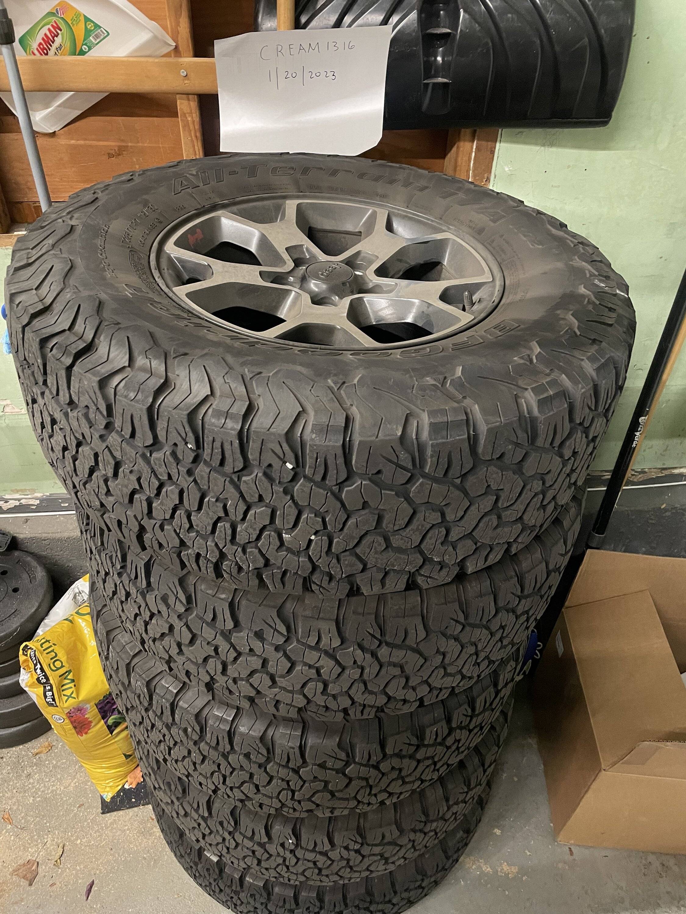 Jeep Wrangler JL JL RUBICON WHEELS(5) WITH TPMS 9FE65D8F-1420-40D9-8741-1749A42AFF5C