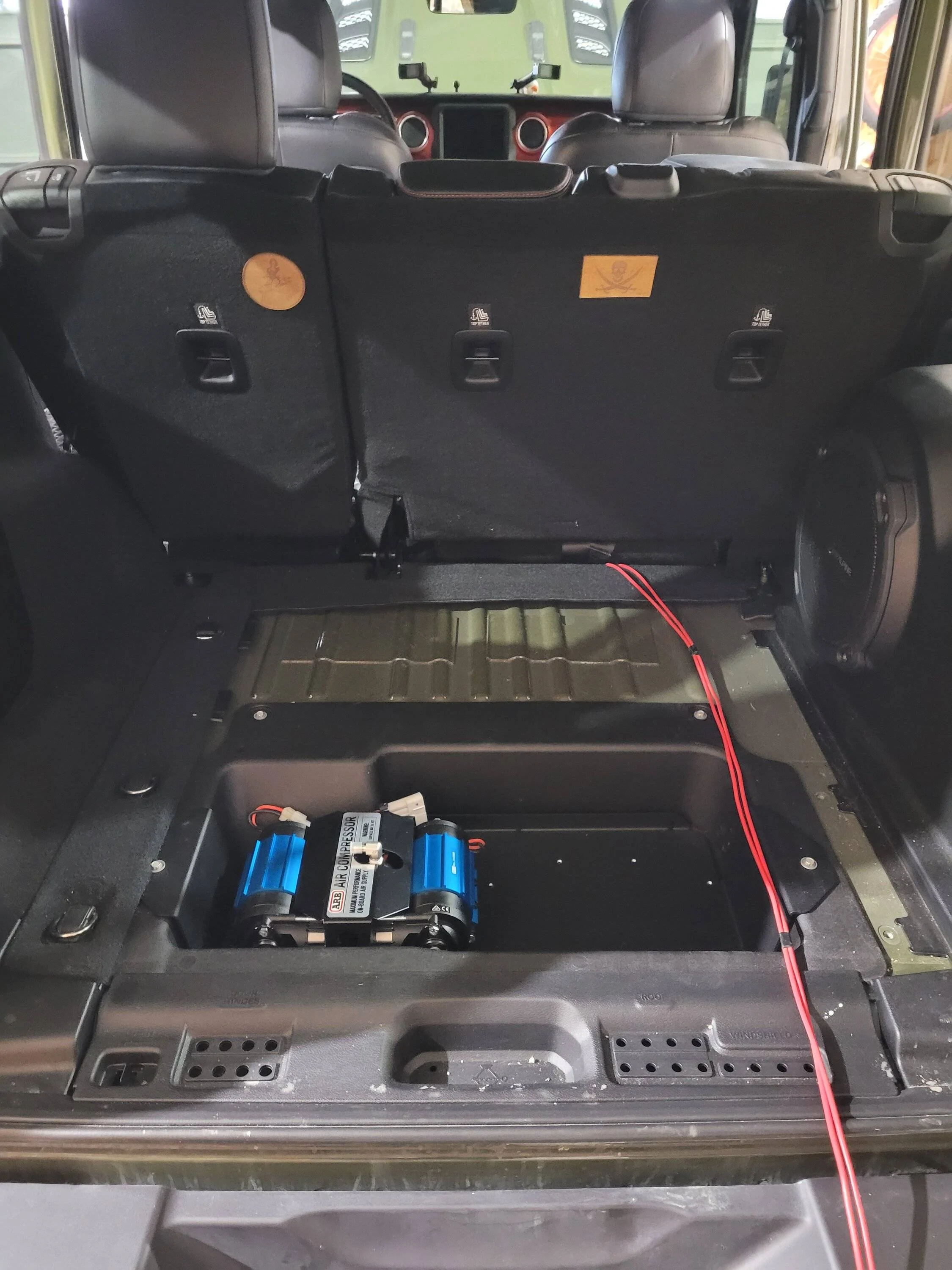 Jeep Wrangler JL ARB twin compressor install with AAL mount 20230118_103523