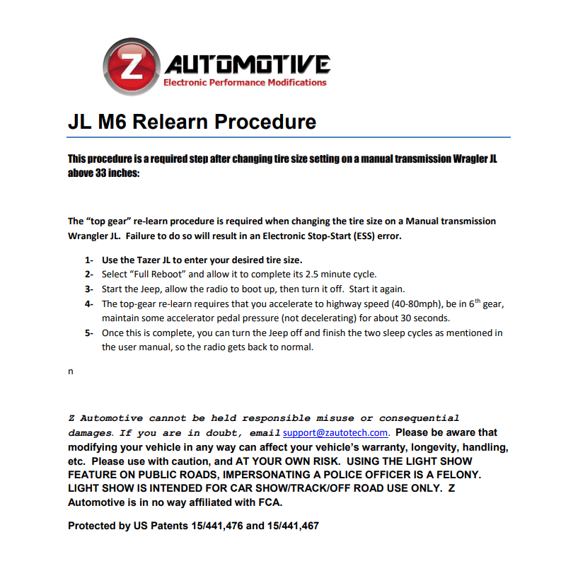 Jeep Wrangler JL Tazer JL Mini Programming - One Guy's Experience/Review Screenshot_20230124_072946