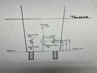 Jeep Wrangler JL 3rd brake light modification - on the cheap(12¢) diagram
