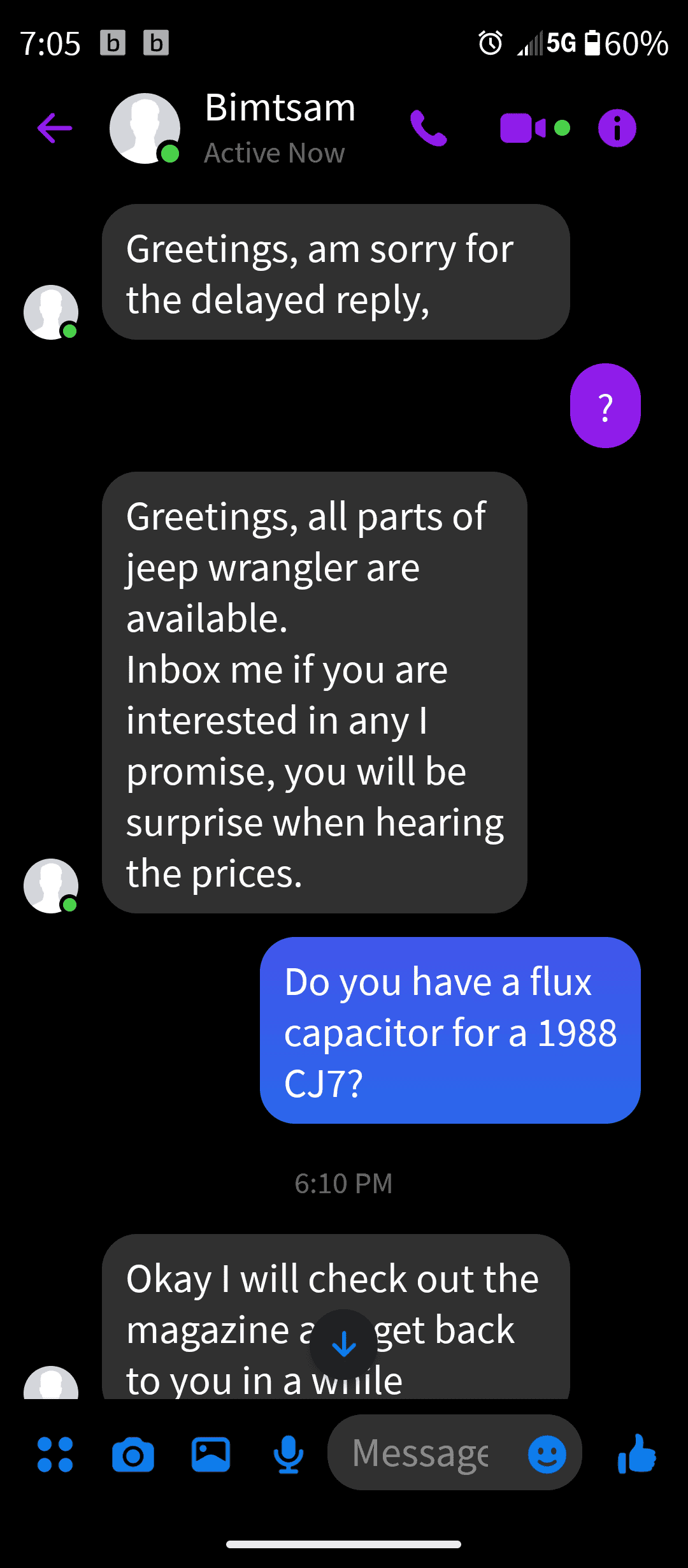 Jeep Wrangler JL So many scammers Screenshot_20230124-190514