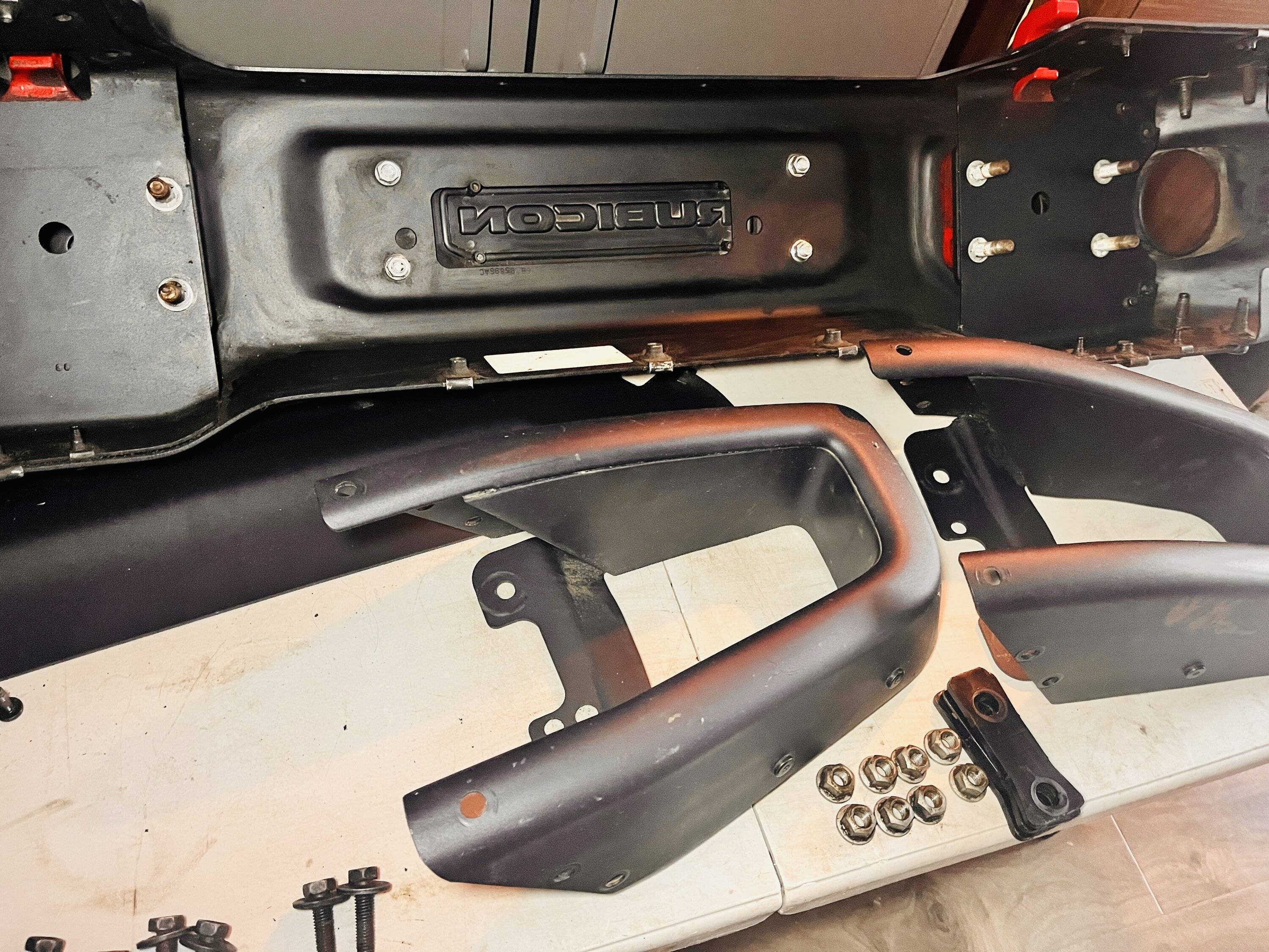 Jeep Wrangler JL JK Mopar steel bumper, part identification 137224F3-7F88-4304-8ACD-D1DB1B4D8F5A