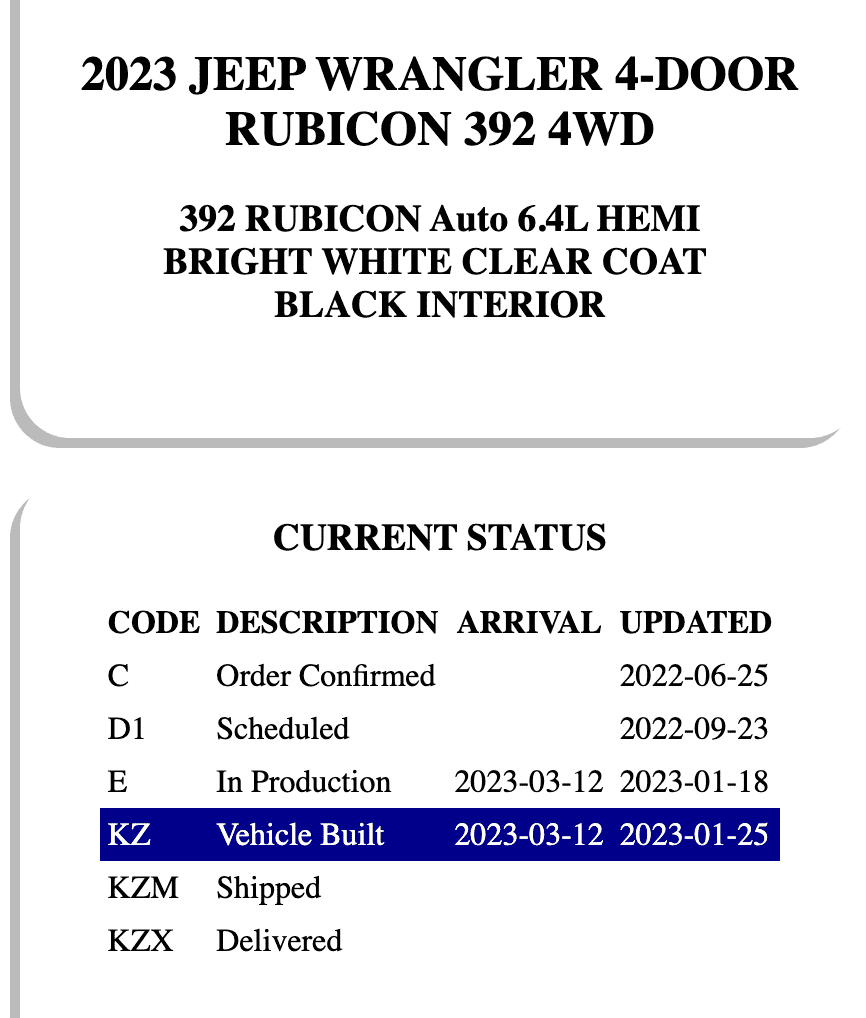 Jeep Wrangler JL 2023 Orders - Check in here Screenshot 2023-01-26 at 4.32.16 PM