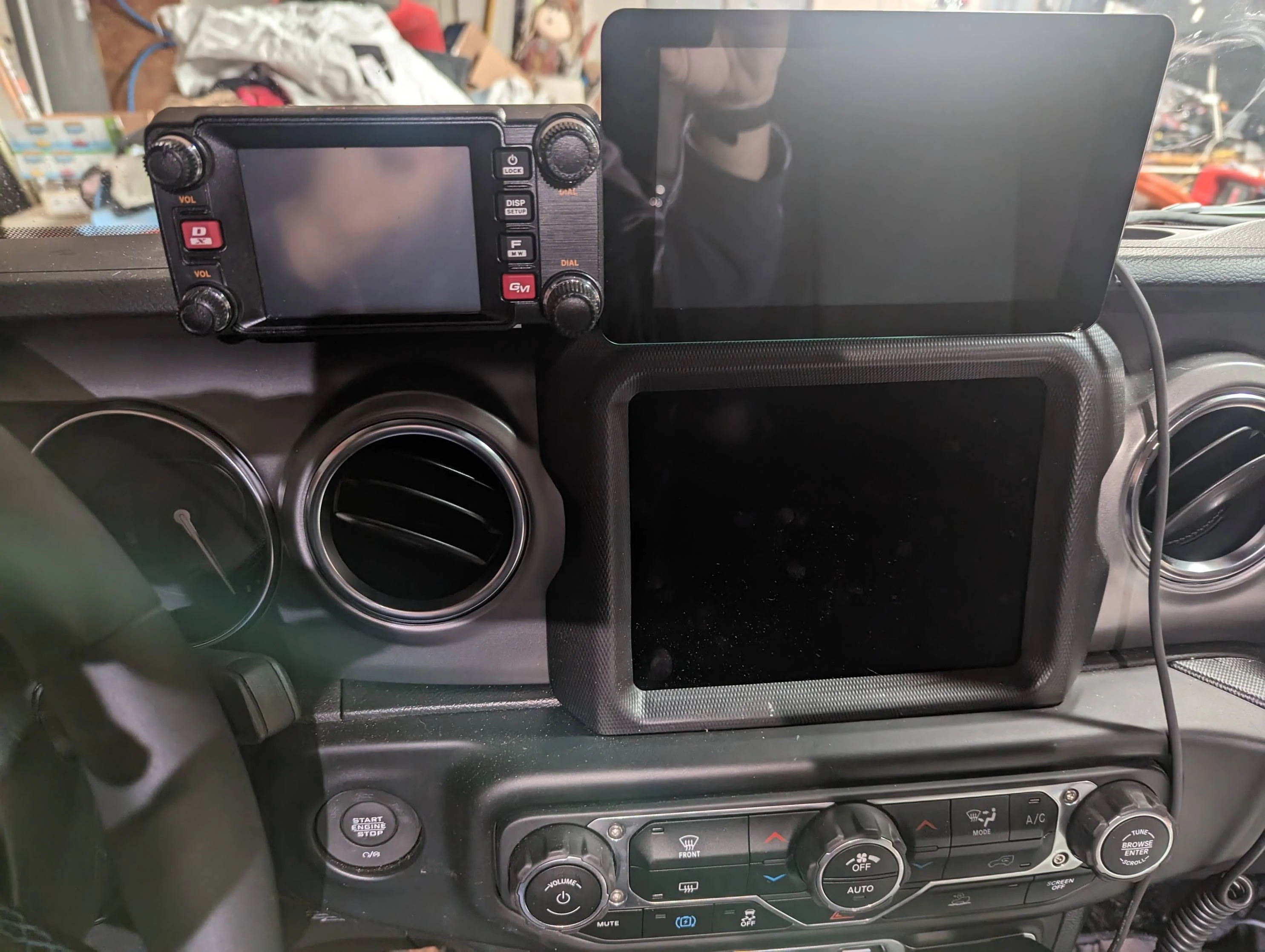 Jeep Wrangler JL 3D Designer Section for 3D Printers Dash