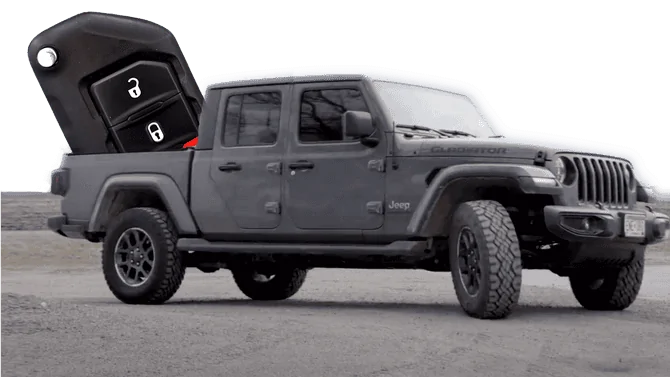 Jeep Wrangler JL simple fix on the key fob spring open problem 1675011522407