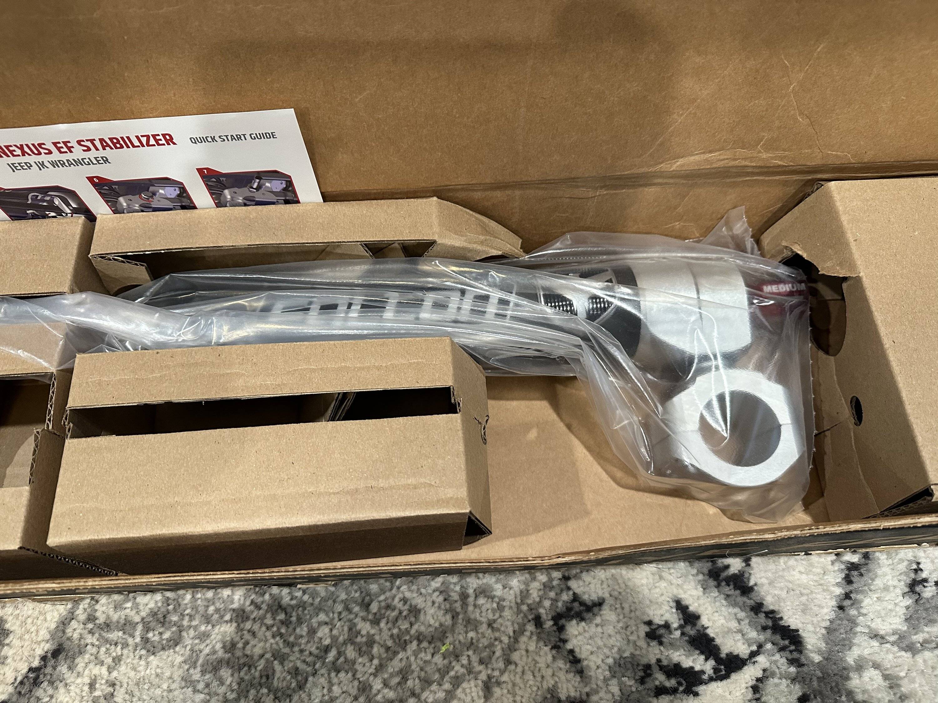Jeep Wrangler JL Falcon Nexus EF 2.2 Fast Adjust Steering Stabilizer D045C4F8-D8F3-4FDD-A470-8F95B305308B