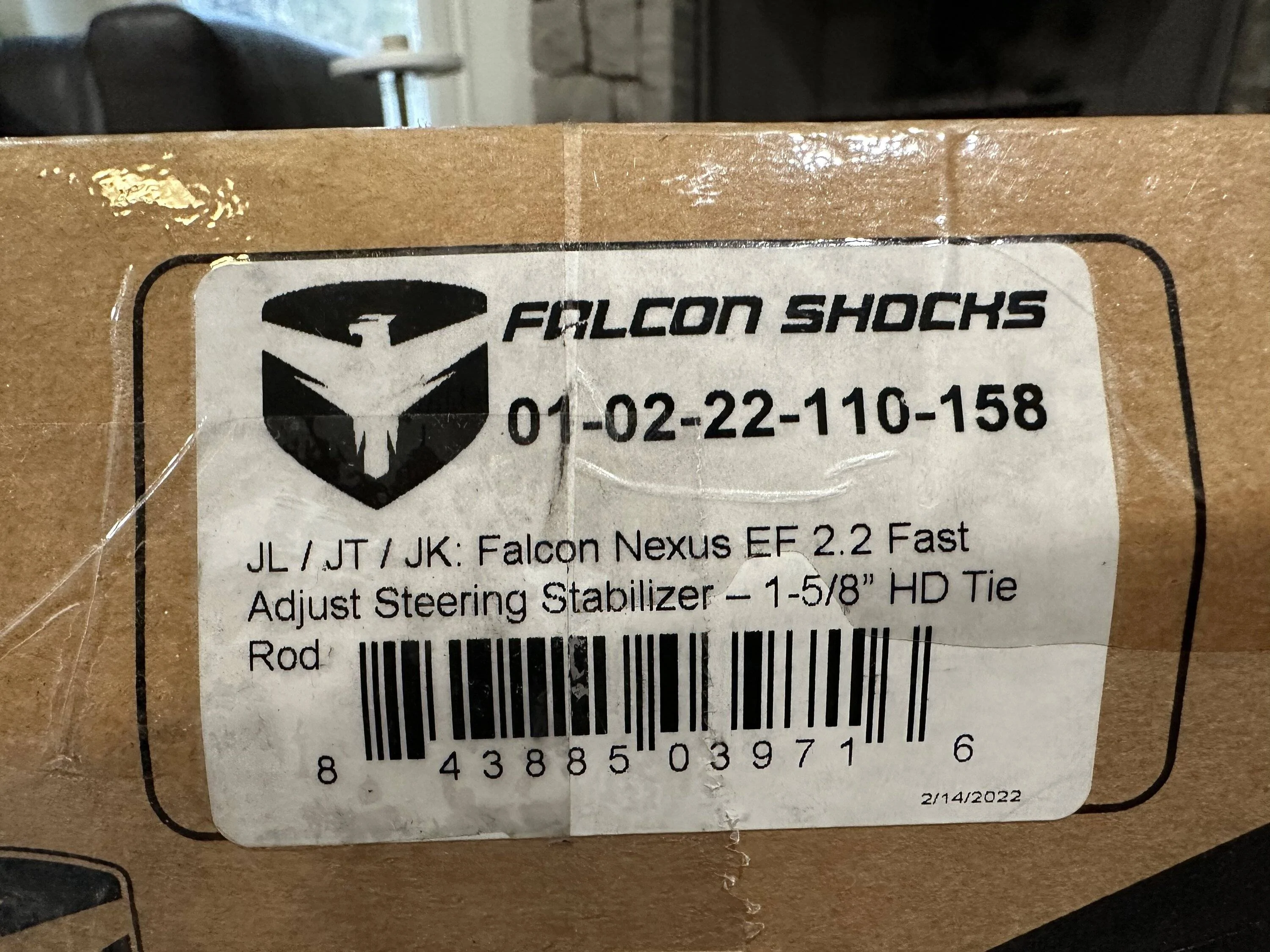 Jeep Wrangler JL Falcon Nexus EF 2.2 Fast Adjust Steering Stabilizer 2070BBFD-B873-4600-BA6A-7DDDDE71AF7E