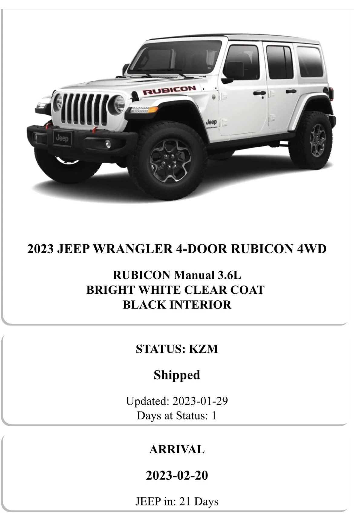 Jeep Wrangler JL 2023 Orders - Check in here 317CC4AA-EEB5-4E3F-86B0-52527AD31139