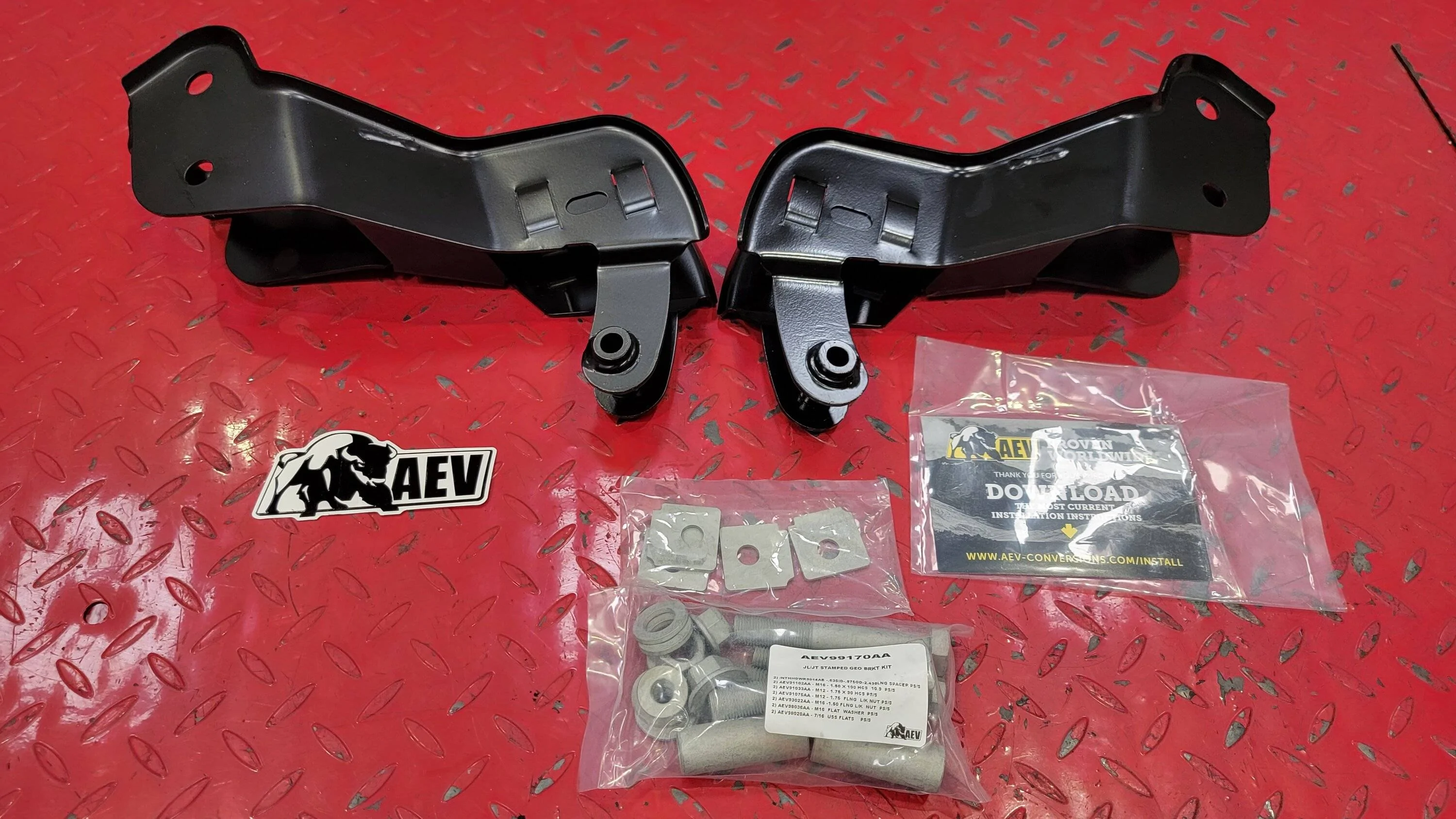 Jeep Wrangler JL DIY - AEV Geometry Correction Brackets installation 20220910_094719