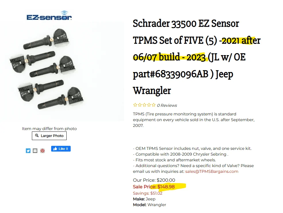 Jeep Wrangler JL Buying take-offs without TPMS - can I add them? 1675169545589