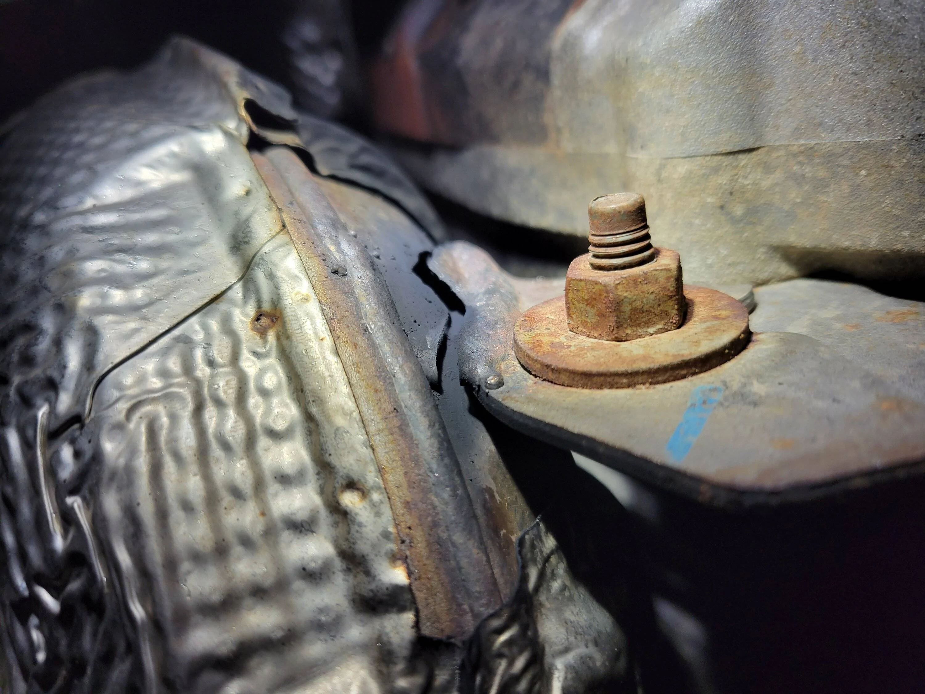 Jeep Wrangler JL Broken Weld on DPF Bracket 20230129_104823