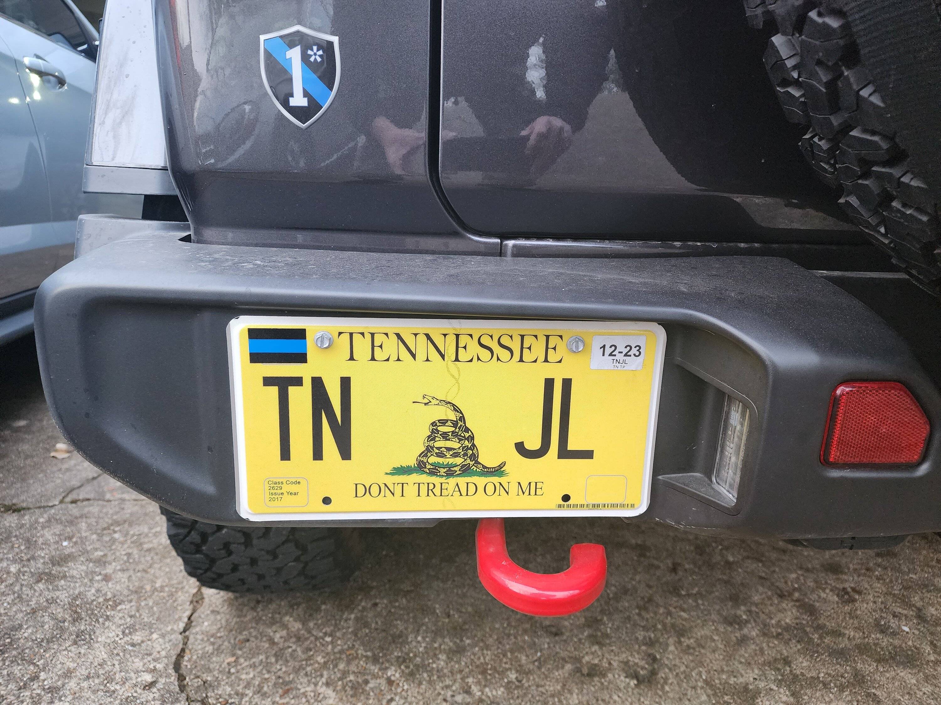 Jeep Wrangler JL Lets see those personalized plates!!! 20230201_175409