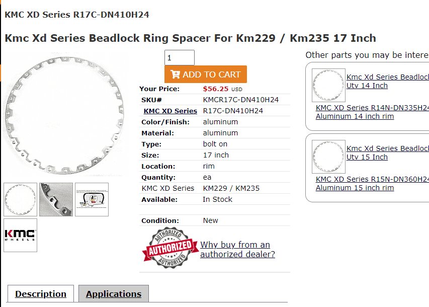 Jeep Wrangler JL KMC KM236 Tank Beadlocks 1675362390620