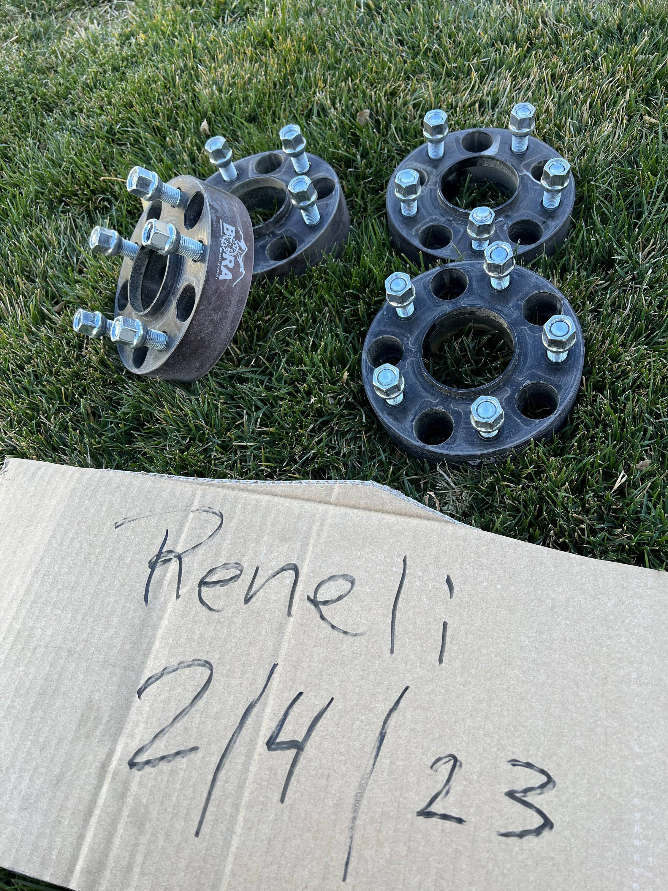Jeep Wrangler JL 4 Bora Wheel spacers 1.5 inch asking $85 8E514D66-225C-4934-B63F-1FAAEAC91F6C