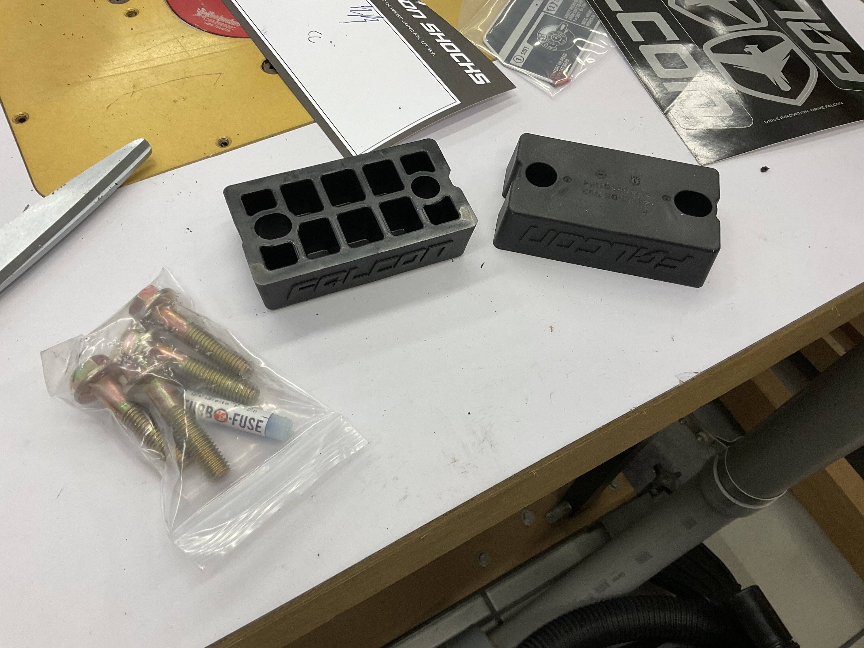 Jeep Wrangler JL Falcon 3.3 adjustable shock install question... Falcon Sway Bar Spacer